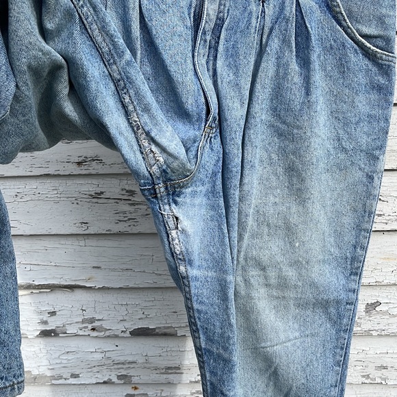 Vintage Lee pleated acid wash high rise - Picture 5 of 7